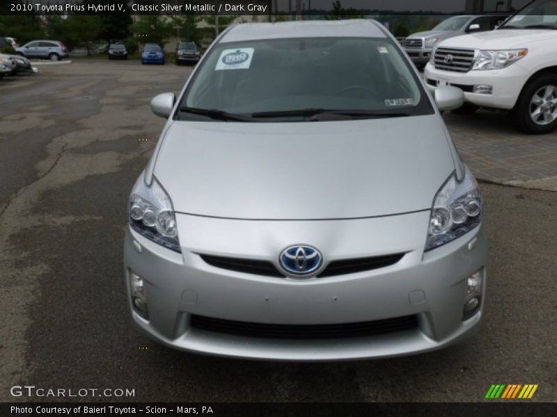 Classic Silver Metallic / Dark Gray 2010 Toyota Prius Hybrid V