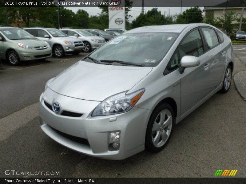 Classic Silver Metallic / Dark Gray 2010 Toyota Prius Hybrid V