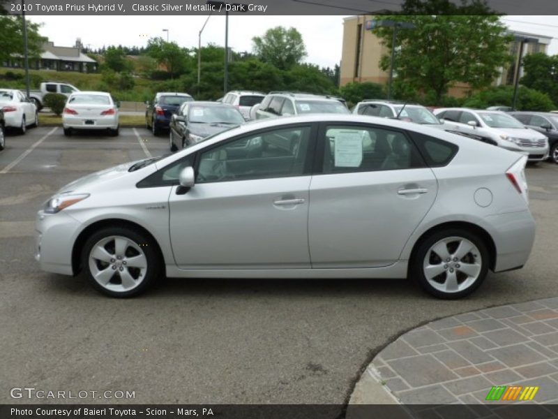 Classic Silver Metallic / Dark Gray 2010 Toyota Prius Hybrid V