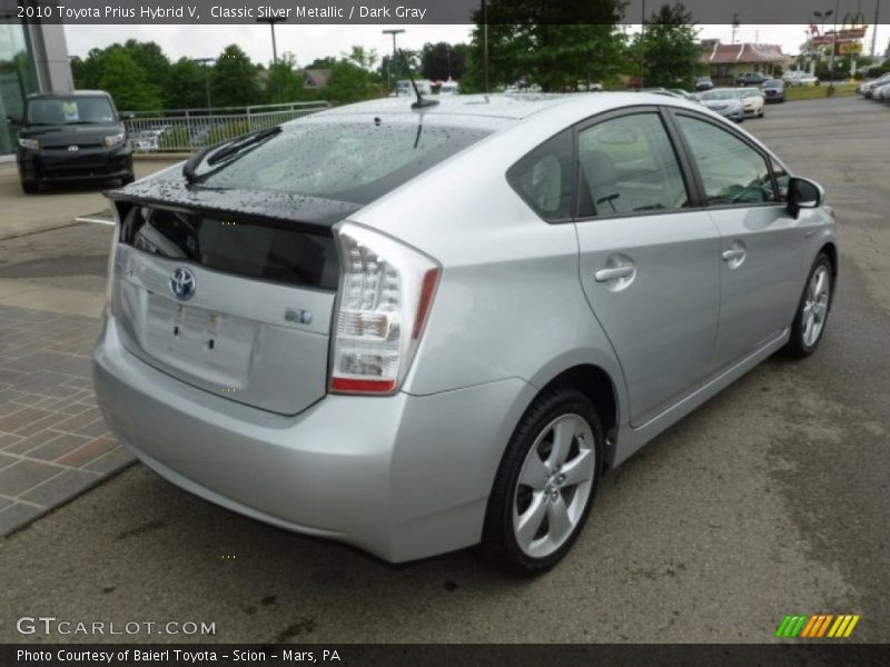 Classic Silver Metallic / Dark Gray 2010 Toyota Prius Hybrid V
