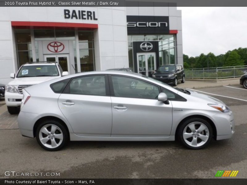 Classic Silver Metallic / Dark Gray 2010 Toyota Prius Hybrid V