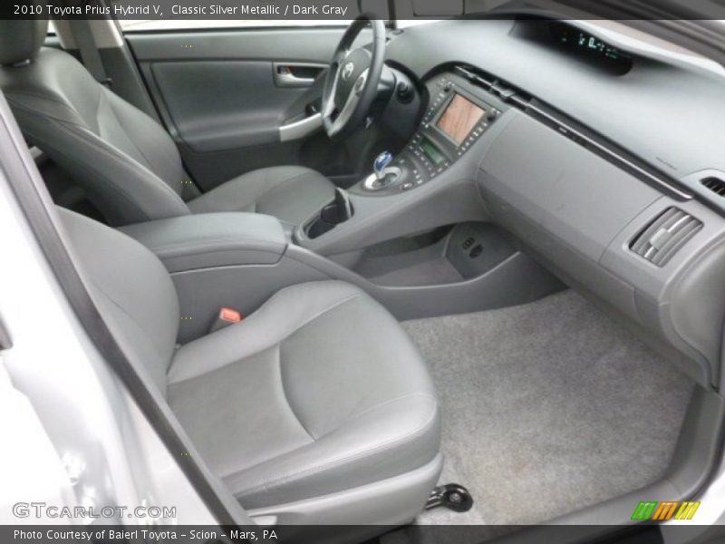 Classic Silver Metallic / Dark Gray 2010 Toyota Prius Hybrid V