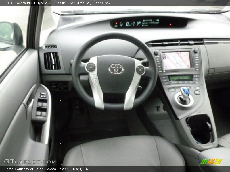 Classic Silver Metallic / Dark Gray 2010 Toyota Prius Hybrid V