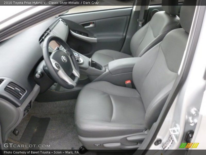 Classic Silver Metallic / Dark Gray 2010 Toyota Prius Hybrid V