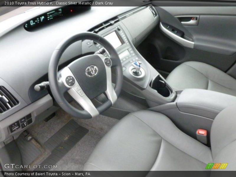 Classic Silver Metallic / Dark Gray 2010 Toyota Prius Hybrid V