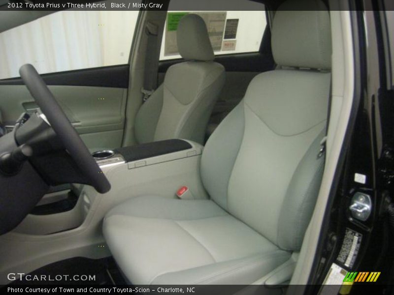 Black / Misty Gray 2012 Toyota Prius v Three Hybrid