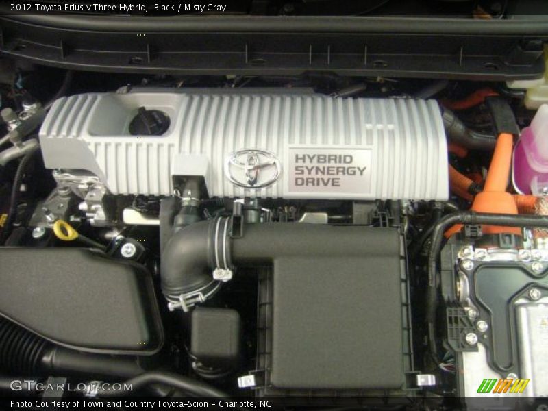Black / Misty Gray 2012 Toyota Prius v Three Hybrid