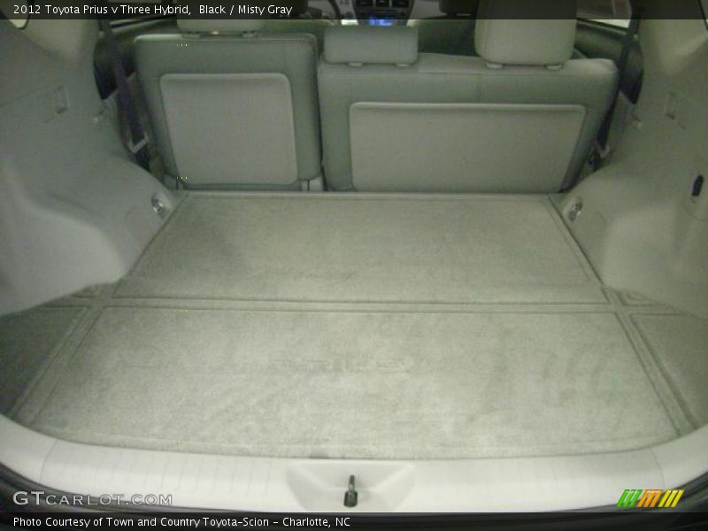 Black / Misty Gray 2012 Toyota Prius v Three Hybrid