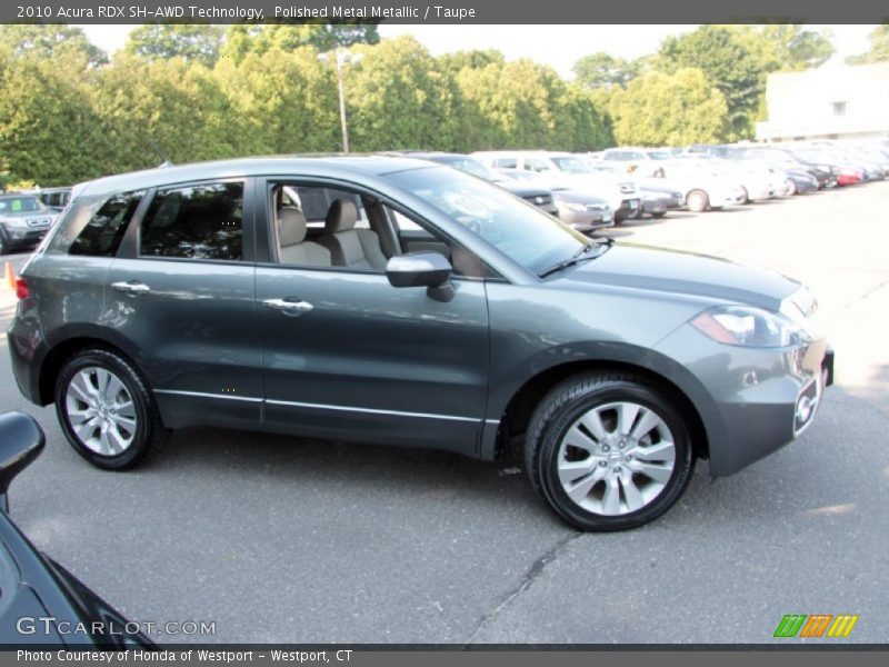 Polished Metal Metallic / Taupe 2010 Acura RDX SH-AWD Technology