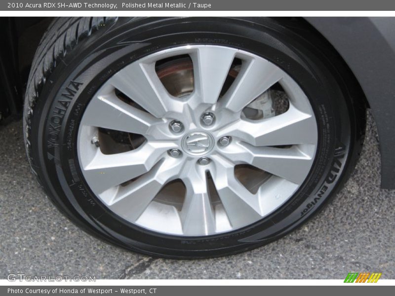 Polished Metal Metallic / Taupe 2010 Acura RDX SH-AWD Technology