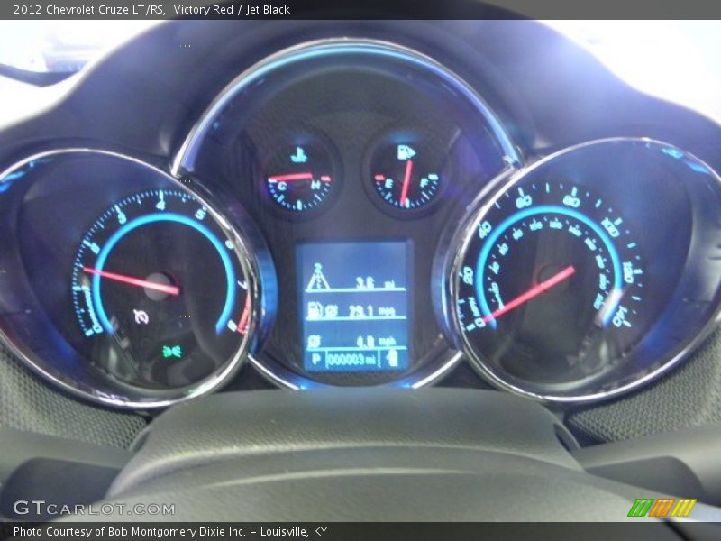 Victory Red / Jet Black 2012 Chevrolet Cruze LT/RS