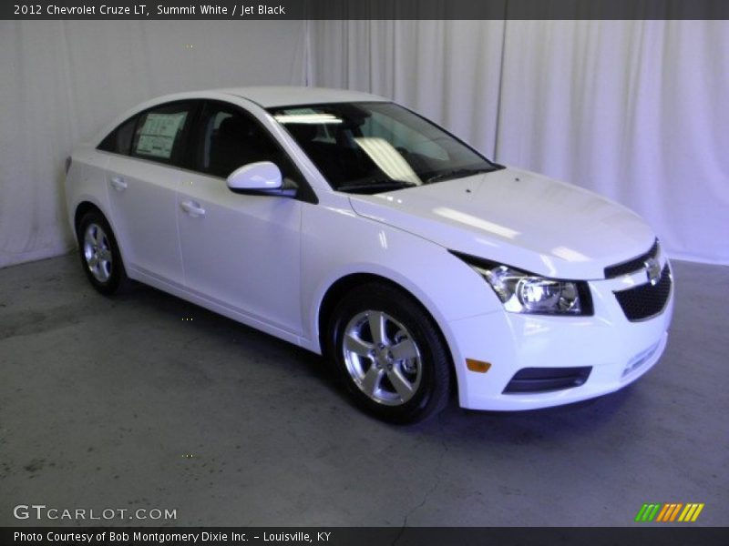 Summit White / Jet Black 2012 Chevrolet Cruze LT