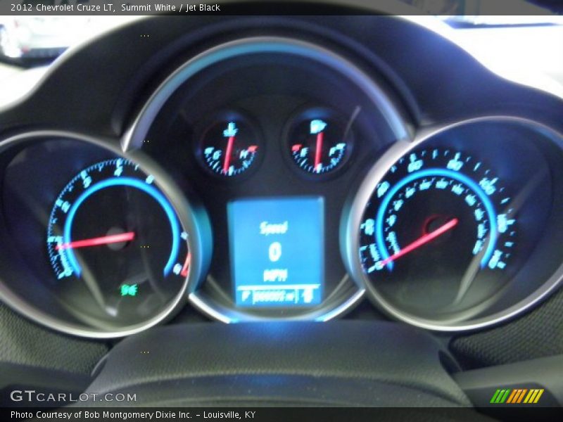 Summit White / Jet Black 2012 Chevrolet Cruze LT