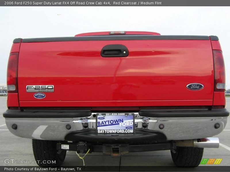 Red Clearcoat / Medium Flint 2006 Ford F250 Super Duty Lariat FX4 Off Road Crew Cab 4x4