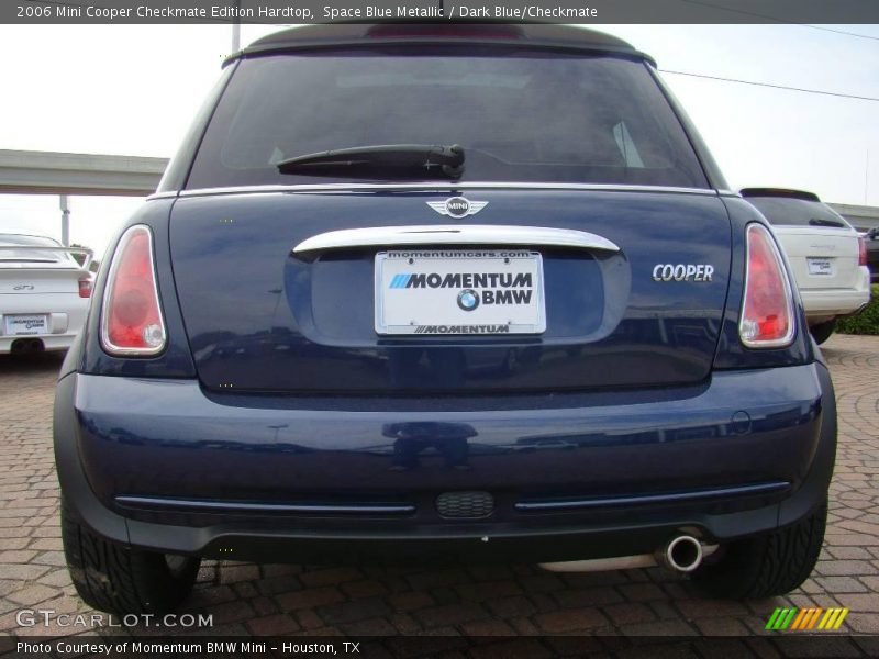 Space Blue Metallic / Dark Blue/Checkmate 2006 Mini Cooper Checkmate Edition Hardtop