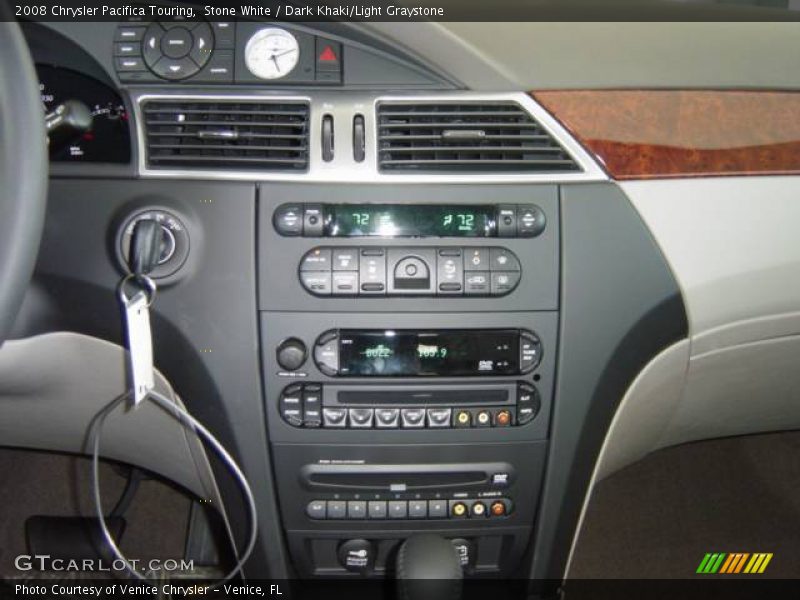 Stone White / Dark Khaki/Light Graystone 2008 Chrysler Pacifica Touring