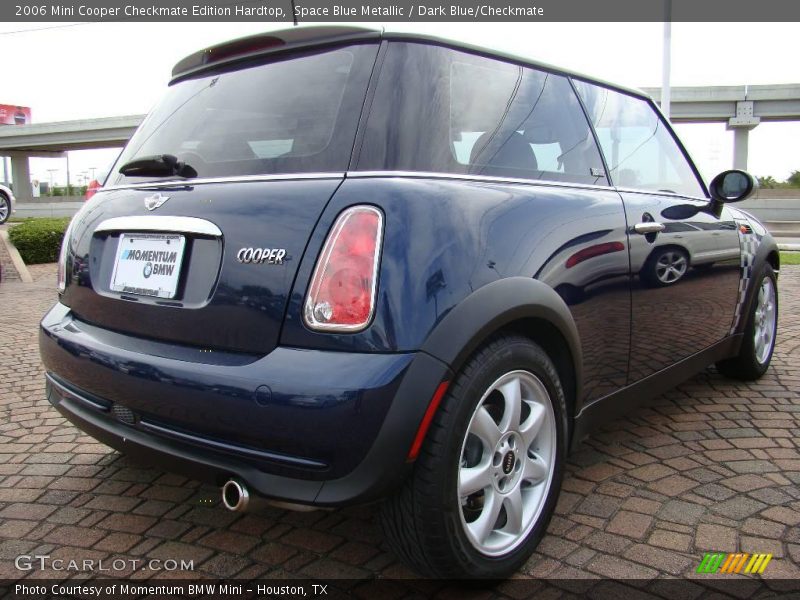 Space Blue Metallic / Dark Blue/Checkmate 2006 Mini Cooper Checkmate Edition Hardtop