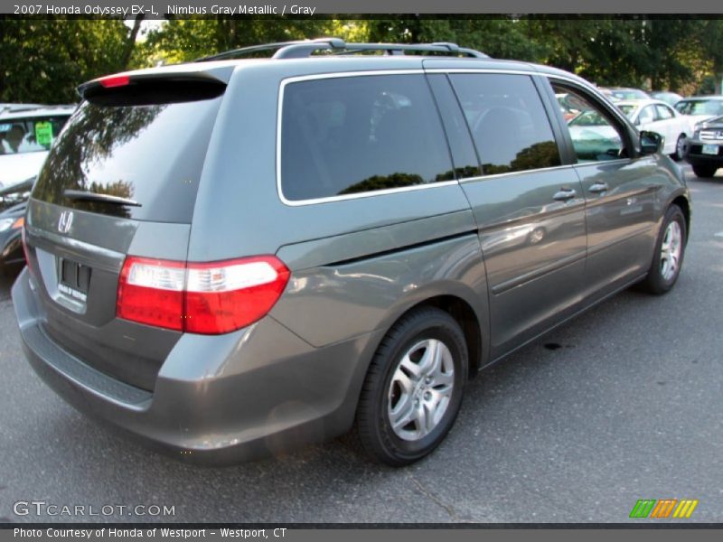 Nimbus Gray Metallic / Gray 2007 Honda Odyssey EX-L
