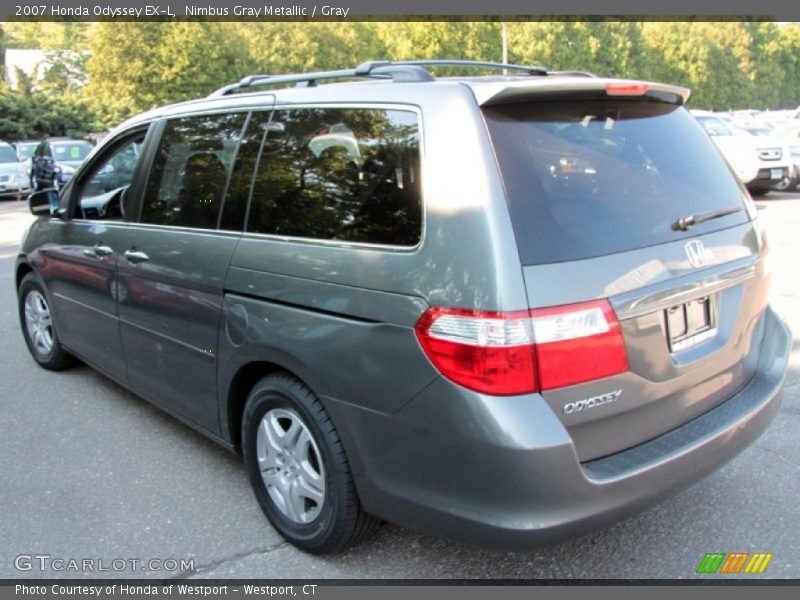 Nimbus Gray Metallic / Gray 2007 Honda Odyssey EX-L