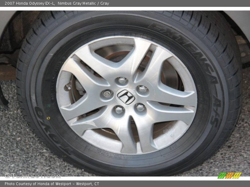 Nimbus Gray Metallic / Gray 2007 Honda Odyssey EX-L