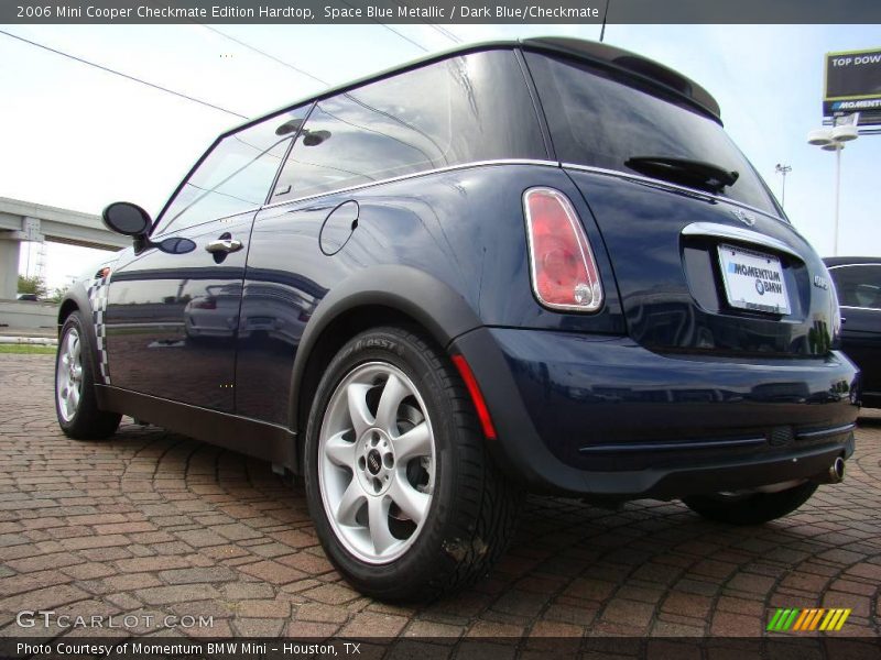 Space Blue Metallic / Dark Blue/Checkmate 2006 Mini Cooper Checkmate Edition Hardtop