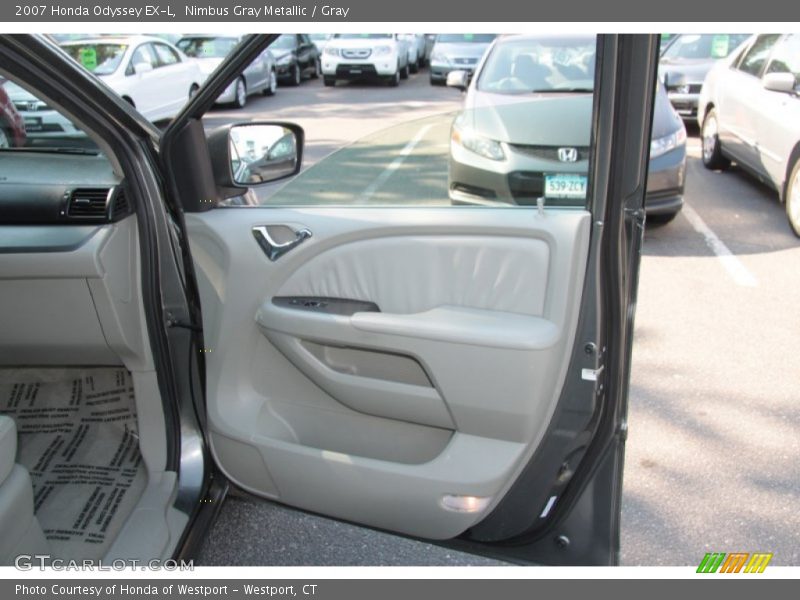 Nimbus Gray Metallic / Gray 2007 Honda Odyssey EX-L