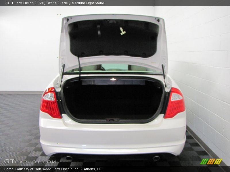 White Suede / Medium Light Stone 2011 Ford Fusion SE V6