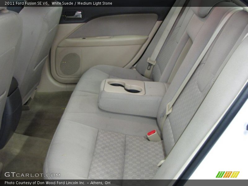 White Suede / Medium Light Stone 2011 Ford Fusion SE V6