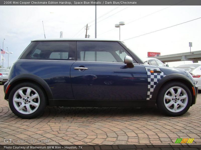 Space Blue Metallic / Dark Blue/Checkmate 2006 Mini Cooper Checkmate Edition Hardtop