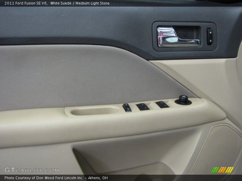 White Suede / Medium Light Stone 2011 Ford Fusion SE V6