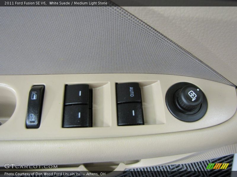 White Suede / Medium Light Stone 2011 Ford Fusion SE V6
