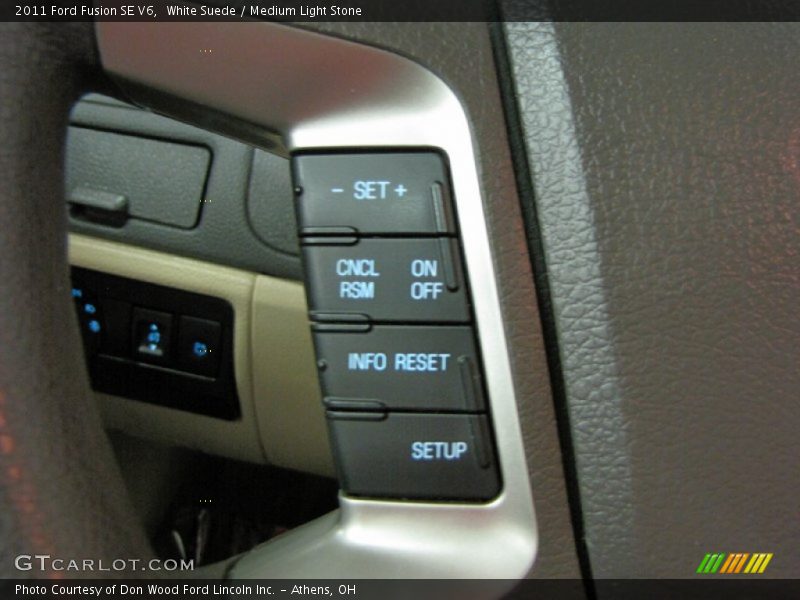 White Suede / Medium Light Stone 2011 Ford Fusion SE V6