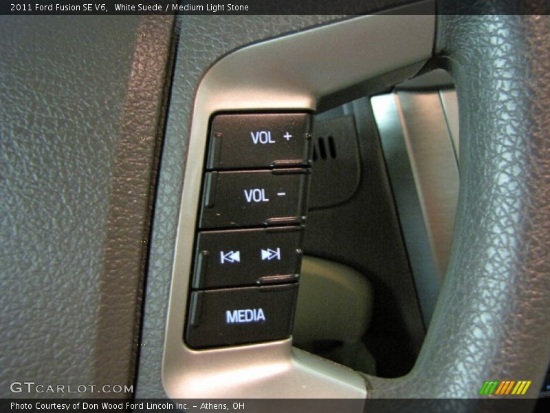 White Suede / Medium Light Stone 2011 Ford Fusion SE V6
