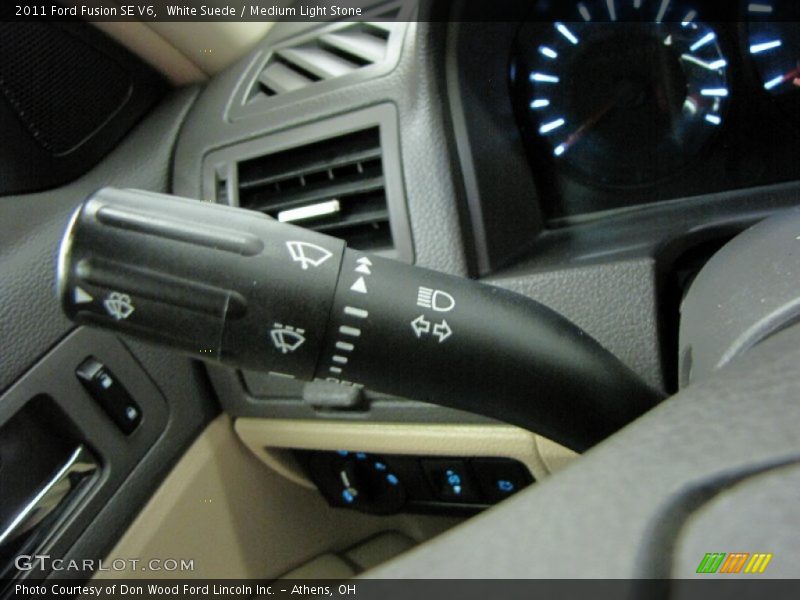 White Suede / Medium Light Stone 2011 Ford Fusion SE V6