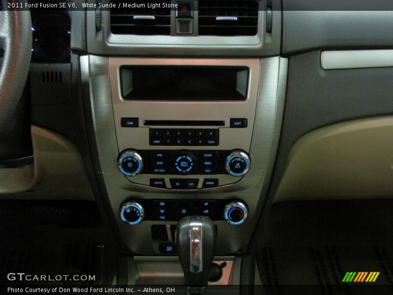White Suede / Medium Light Stone 2011 Ford Fusion SE V6