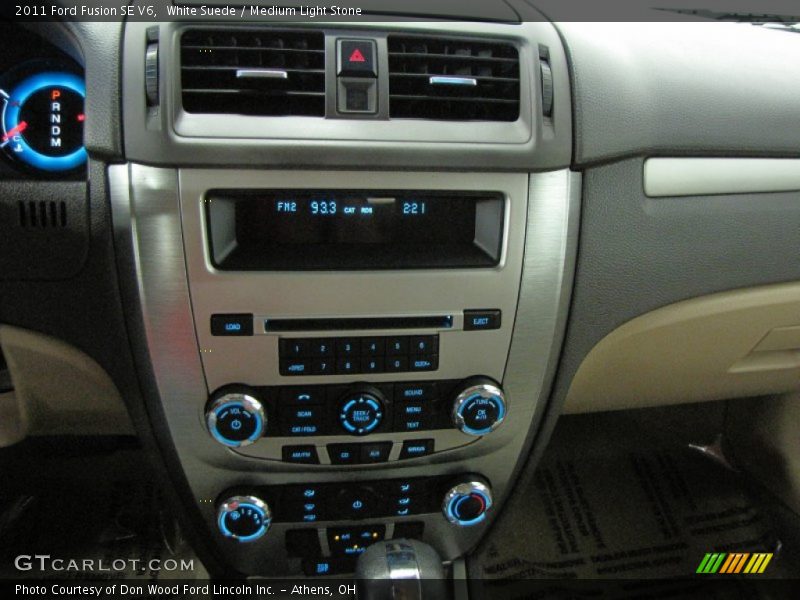 White Suede / Medium Light Stone 2011 Ford Fusion SE V6