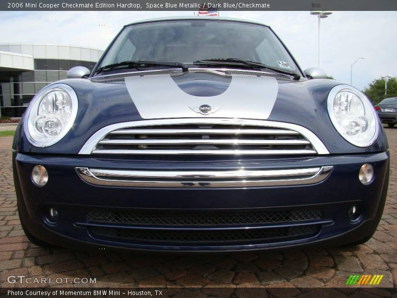 Space Blue Metallic / Dark Blue/Checkmate 2006 Mini Cooper Checkmate Edition Hardtop