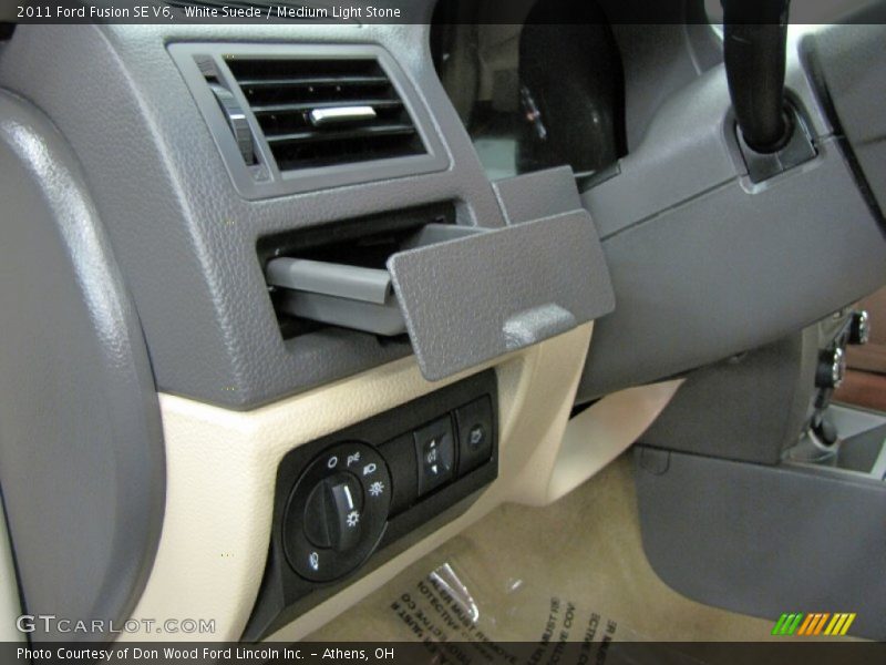 White Suede / Medium Light Stone 2011 Ford Fusion SE V6