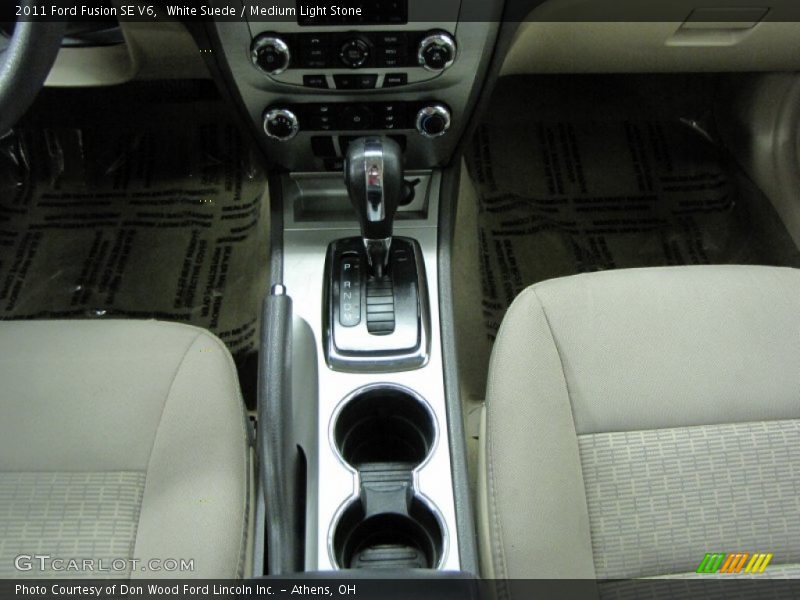 White Suede / Medium Light Stone 2011 Ford Fusion SE V6