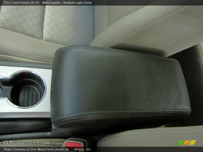 White Suede / Medium Light Stone 2011 Ford Fusion SE V6
