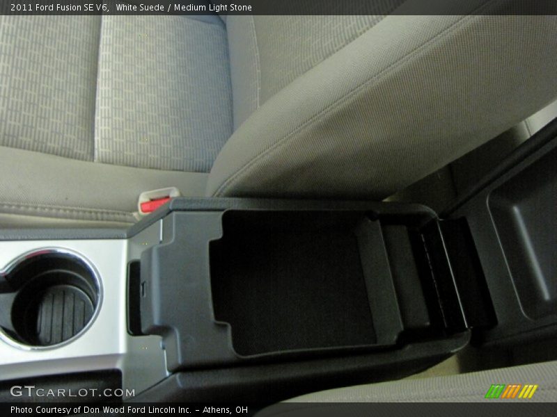 White Suede / Medium Light Stone 2011 Ford Fusion SE V6