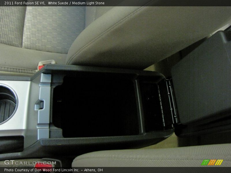 White Suede / Medium Light Stone 2011 Ford Fusion SE V6