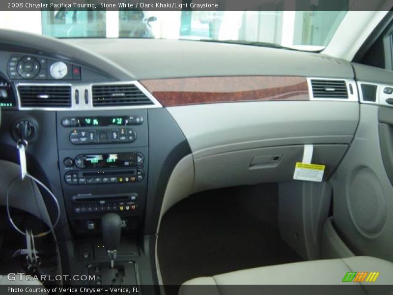 Stone White / Dark Khaki/Light Graystone 2008 Chrysler Pacifica Touring