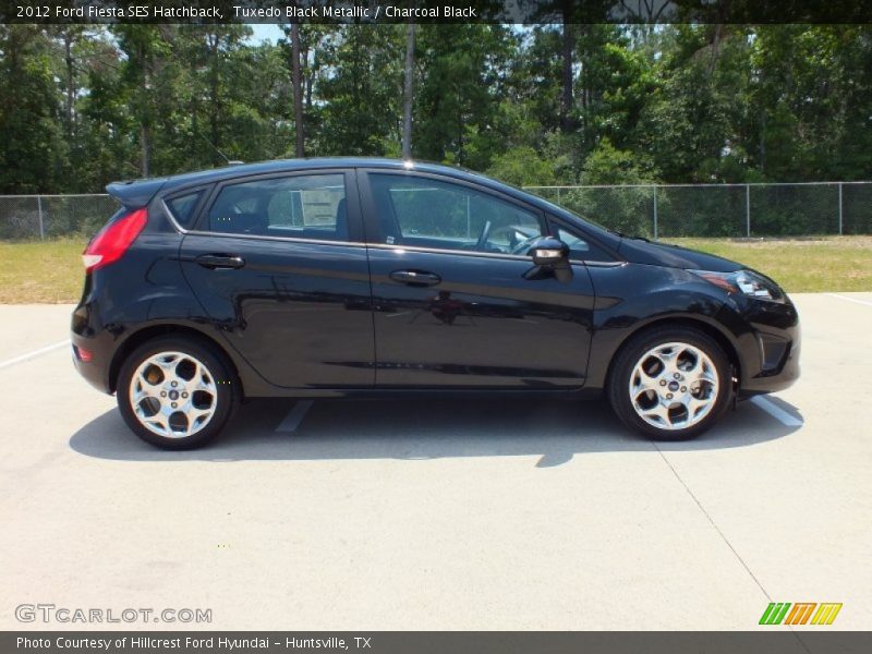 Tuxedo Black Metallic / Charcoal Black 2012 Ford Fiesta SES Hatchback