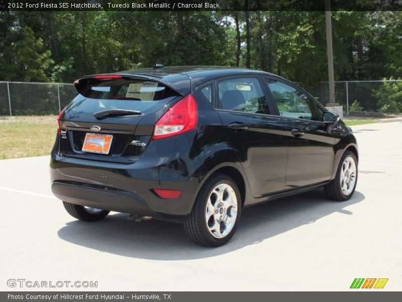 Tuxedo Black Metallic / Charcoal Black 2012 Ford Fiesta SES Hatchback