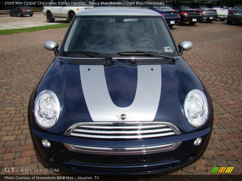 Space Blue Metallic / Dark Blue/Checkmate 2006 Mini Cooper Checkmate Edition Hardtop