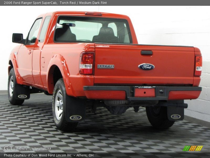 Torch Red / Medium Dark Flint 2006 Ford Ranger Sport SuperCab