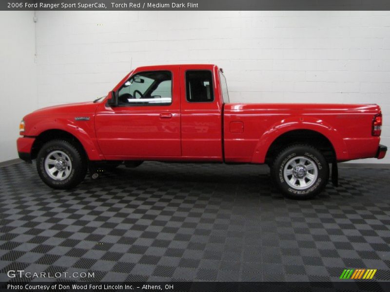 Torch Red / Medium Dark Flint 2006 Ford Ranger Sport SuperCab