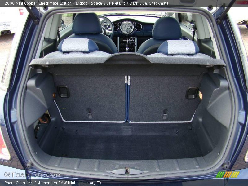 Space Blue Metallic / Dark Blue/Checkmate 2006 Mini Cooper Checkmate Edition Hardtop