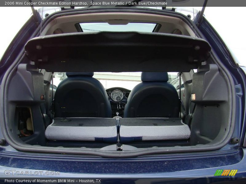 Space Blue Metallic / Dark Blue/Checkmate 2006 Mini Cooper Checkmate Edition Hardtop